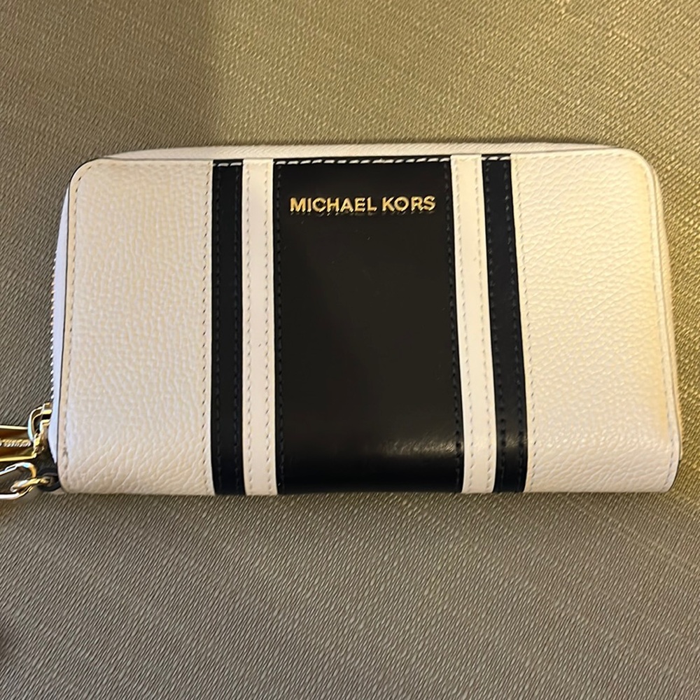 Michael Kors wristlet wallet.